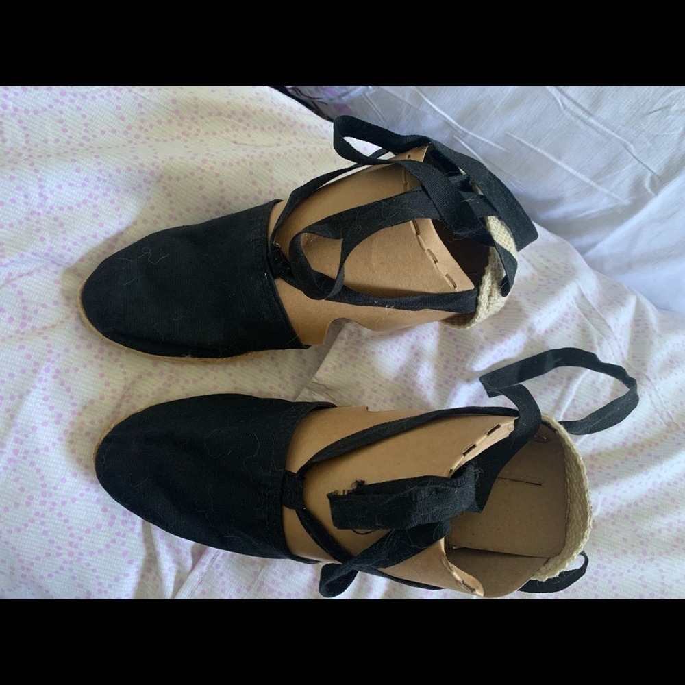 Spanish Calzados Fernández espadrilles, black, size 40 - Picture 4 of 6